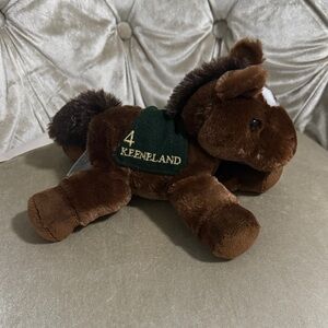 Brown Plush Horse Toy with sounds